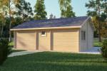Athlone A Log Cabin 7.2m x 6.2m -  2 Bed